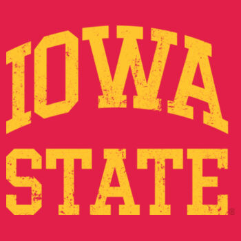 Iowa State Grunge Hoodie Design